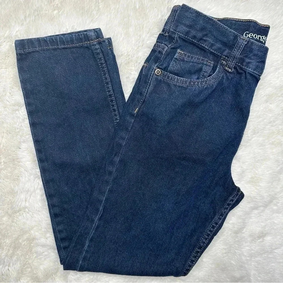 George Jeans Dark Wash Slim  Fit Size 12 - Picture 1 of 16